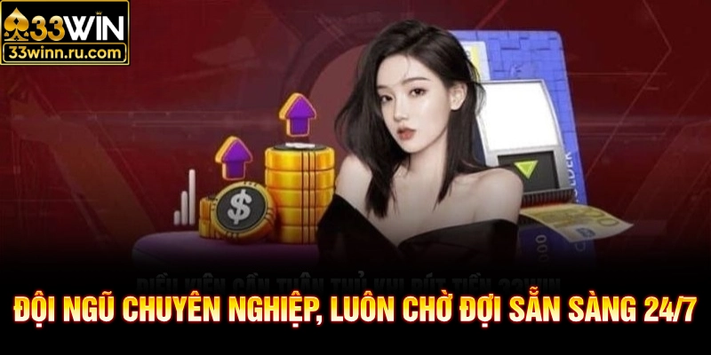 Đội ngũ chuyên nghiệp, luôn chờ đợi sẵn sàng 24/7